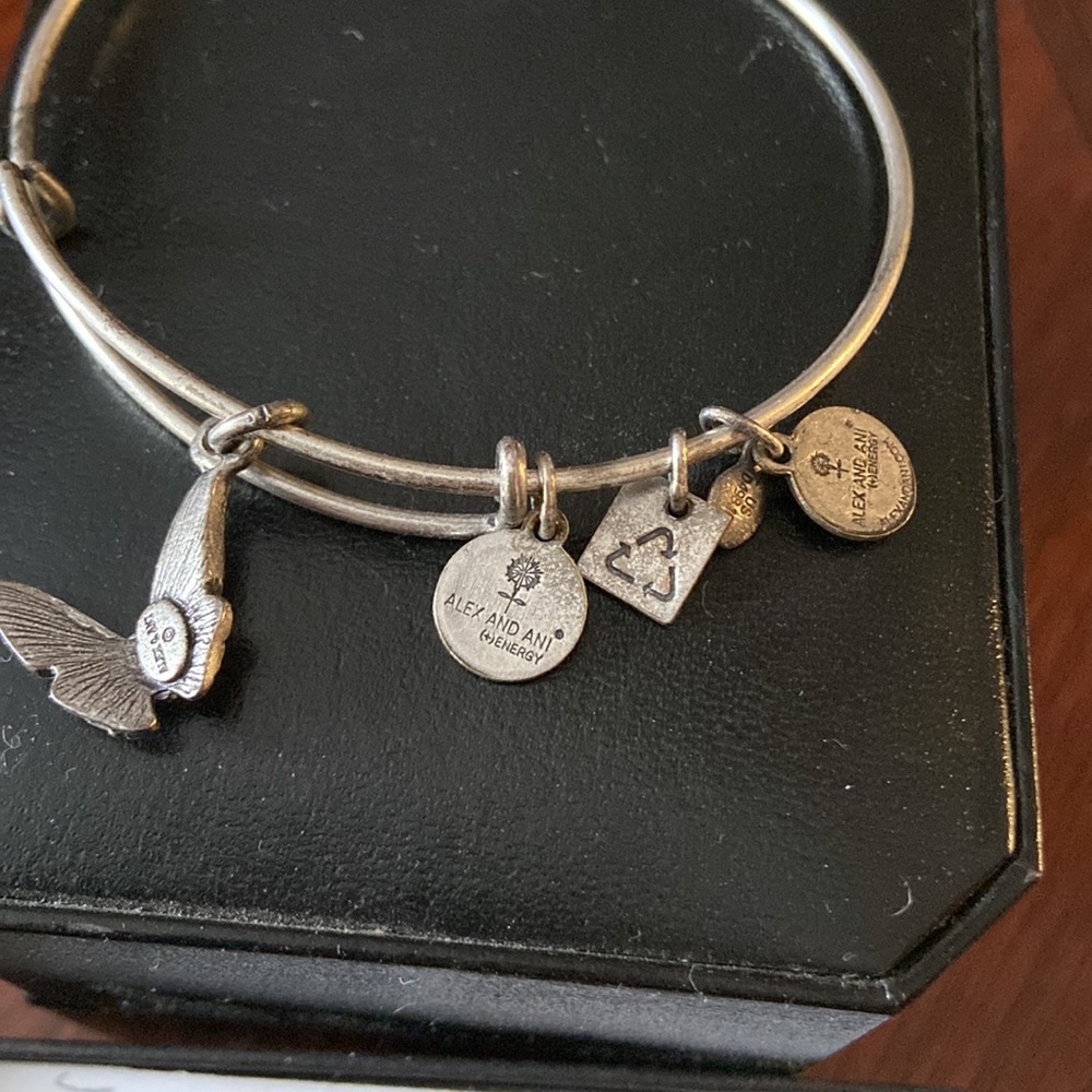 Alex and Ani Butterfly Bracelet - Picture 2 of 5